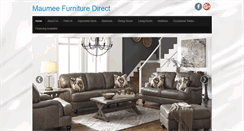 Desktop Screenshot of maumeefurnituredirect.com